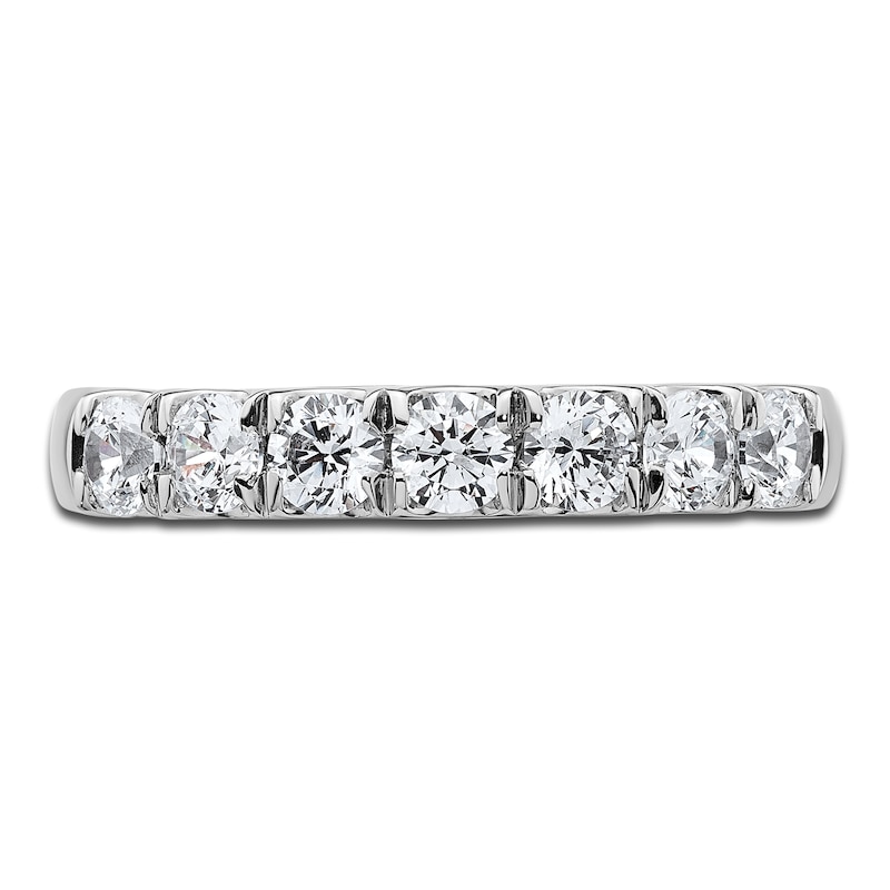 Main Image 3 of Diamond Anniversary Band 1 ct tw Round 18K White Gold