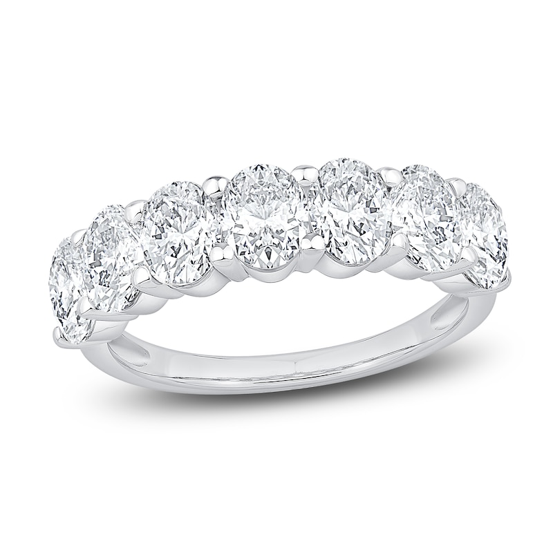 Diamond Anniversary Band 2-1/8 ct tw Oval 14K White Gold