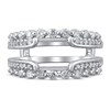 Thumbnail Image 3 of Diamond Anniversary Enhancer Band 3/4 ct tw Round 14K White Gold