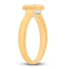 Thumbnail Image 1 of Diamond Engagement Ring 1/2 ct tw Baguette 14K Yellow Gold