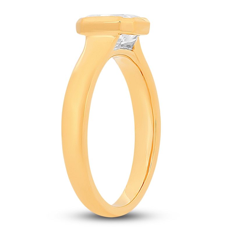 Diamond Engagement Ring 1/2 ct tw Baguette 14K Yellow Gold