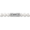 Thumbnail Image 2 of 1933 by Esquire Men's Freshwater Cultured Pearl & Natural White Topaz Bracelet Sterling Silver 8.25"