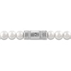 Thumbnail Image 3 of 1933 by Esquire Men's Freshwater Cultured Pearl & Natural White Topaz Bracelet Sterling Silver 8.25"