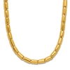 Thumbnail Image 1 of High-Polish Barrel Chain Necklace 24K Yellow Gold 24" 3.2mm