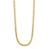 Thumbnail Image 2 of High-Polish Barrel Chain Necklace 24K Yellow Gold 24" 3.2mm