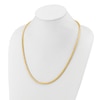 Thumbnail Image 3 of High-Polish Barrel Chain Necklace 24K Yellow Gold 24" 3.2mm