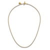 Thumbnail Image 5 of High-Polish Cable Chain Necklace 24K Yellow Gold 16" 1.3mm
