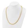 Thumbnail Image 3 of High-Polish Barrel Chain Necklace 24K Yellow Gold 18" 4.3mm