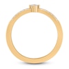 Thumbnail Image 3 of Diamond Promise Ring 1/8 ct tw Round 14K Yellow Gold