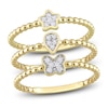 Thumbnail Image 0 of High-Polish 3-Piece Ring Set Diamond Accents 14K Yellow Gold