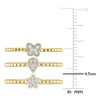 Thumbnail Image 3 of High-Polish 3-Piece Ring Set Diamond Accents 14K Yellow Gold
