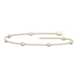 Lab-Grown Diamond Bezel Bracelet 1 ct tw 14K Yellow Gold