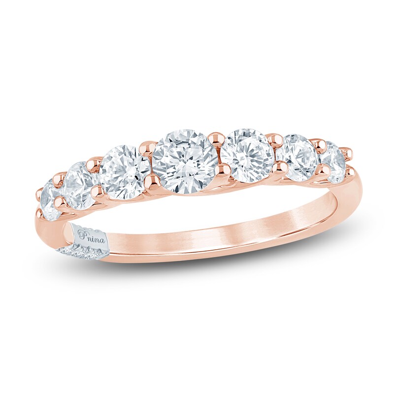 Pnina Tornai Diamond Wedding Band 1 ct tw 14K Rose Gold
