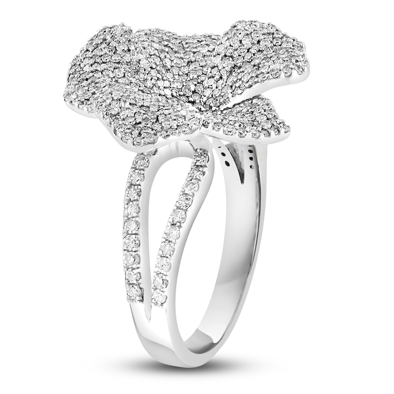 Main Image 2 of LALI Jewels Diamond Flower Ring 1-1/4 ct tw 14K White Gold