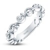 Thumbnail Image 2 of Kirk Kara Lace Milgrain Wedding Band Platinum