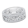 Thumbnail Image 1 of Kirk Kara Round Diamond 1/2 ct tw Wide Lace Wedding Band 18K White Gold