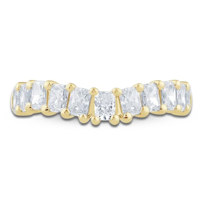 Main Image 3 of Pnina Tornai Lab-Grown Radiant-Cut Diamond Anniversary Ring 1-1/2 ct tw 14K Yellow Gold