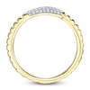 Thumbnail Image 4 of Shy Creation Diamond Bypass Tapered Ring 1/5 ct tw 14K Yellow Gold SC55026051RD