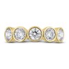Thumbnail Image 3 of Lab-Grown Diamond Bezel-Set Five-Stone Anniversary Ring 1-1/2 ct tw 14K Yellow Gold