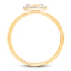 Thumbnail Image 2 of Kallati Baguette & Round-Cut Diamond Ring 1/5 ct tw 14K Yellow Gold