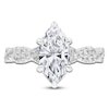 Thumbnail Image 3 of Marquise-Cut Lab-Grown Diamond Twist Engagement Ring 2-1/3 ct tw 14K White Gold