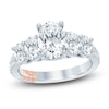 Thumbnail Image 1 of Pnina Tornai Oval-Cut Lab-Grown Diamond Five-Stone Engagement Ring 2-3/4 ct tw 14K White Gold