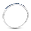 Thumbnail Image 2 of Le Vian Oval-Cut Natural Blue Sapphire Bangle Bracelet 1/2 ct tw Diamonds 14K Vanilla Gold
