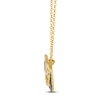 Thumbnail Image 2 of Le Vian Diamond Circles Necklace 1/2 ct tw 14K Honey Gold 19"