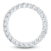 Thumbnail Image 2 of Certified Oval-Cut Diamond Eternity Band 1-3/4 - 2 ct tw 14K White Gold