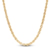 Thumbnail Image 1 of Solid Glitter Rope Chain Necklace 5.5mm 10K Yellow Gold 24"