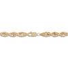 Thumbnail Image 2 of Solid Glitter Rope Chain Necklace 5.5mm 10K Yellow Gold 24"