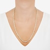Thumbnail Image 3 of Solid Glitter Rope Chain Necklace 5.5mm 10K Yellow Gold 24"