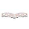 Thumbnail Image 3 of Pnina Tornai Cultured Pearl & Diamond Two-Row Contour Anniversary Ring 1/3 ct tw 14K Rose Gold