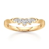 Thumbnail Image 1 of J'Lure Lab-Grown Diamond Scalloped Wedding Band 1/5 ct tw 18K Yellow Gold