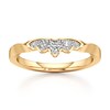 Thumbnail Image 1 of J'Lure Lab-Created Diamond Scalloped Wedding Band 1/5 ct tw 18K Yellow Gold