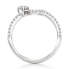 Thumbnail Image 2 of J'Lure Square-Emerald Step-Cut Lab-Grown Diamond Contour Wedding Band 3/8 ct tw 18K White Gold