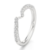 Thumbnail Image 4 of J'Lure Lab-Grown Diamond Contour Wedding Band 1/3 ct tw 18K White Gold