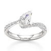 Thumbnail Image 1 of J'Lure Pear Step-Cut Lab-Grown Diamond Bypass Engagement Ring 1-3/8 ct tw 18K White Gold
