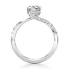 Thumbnail Image 2 of J'Lure Pear Step-Cut Lab-Grown Diamond Bypass Engagement Ring 1-3/8 ct tw 18K White Gold