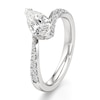 Thumbnail Image 4 of J'Lure Pear Step-Cut Lab-Grown Diamond Bypass Engagement Ring 1-3/8 ct tw 18K White Gold