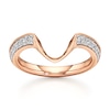 Thumbnail Image 1 of J'Lure Lab-Grown Diamond Contour Wedding Band 1/5 ct tw 18K Rose Gold