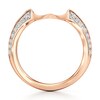 Thumbnail Image 2 of J'Lure Lab-Grown Diamond Contour Wedding Band 1/5 ct tw 18K Rose Gold
