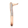 Thumbnail Image 3 of J'Lure Lab-Grown Diamond Contour Wedding Band 1/5 ct tw 18K Rose Gold