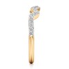 Thumbnail Image 3 of J'Lure Lab-Grown Diamond Angled Contour Wedding Band 1/4 ct tw 18K Yellow Gold