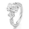 Thumbnail Image 4 of J'Lure Imperial-Emerald Step-Cut Lab-Grown Diamond Engagement Ring 4-3/4 ct tw 18K White Gold