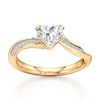 Thumbnail Image 1 of J'Lure Heart Brilliant-Cut Lab-Grown Diamond Bypass Engagement Ring 1-1/8 ct tw 18K Yellow Gold