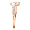 Thumbnail Image 3 of J'Lure Lab-Grown Diamond Contour Wedding Band 1/6 ct tw 18K Rose Gold