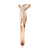 Thumbnail Image 3 of J'Lure Lab-Created Diamond Contour Wedding Band 1/6 ct tw 18K Rose Gold