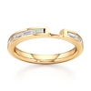 Thumbnail Image 1 of J'Lure Baguette-Cut Lab-Grown Diamond Contour Wedding Band 1/3 ct tw 18K Yellow Gold