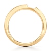Thumbnail Image 2 of J'Lure Baguette-Cut Lab-Grown Diamond Contour Wedding Band 1/3 ct tw 18K Yellow Gold